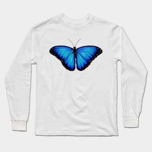 Blue Morpho Long Sleeve T-Shirt